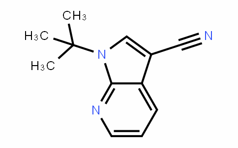 1H-Pyrrolo[2,3-b]pyriDine-3-carbonitrile, 1-(1,1-Dimethylethyl)-