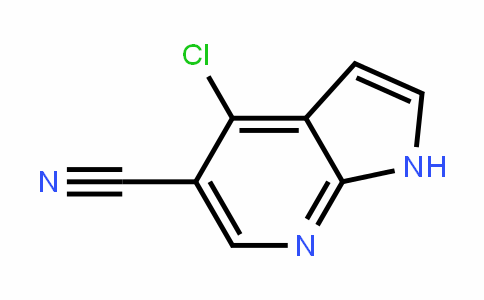 1H-Pyrrolo[2,3-b]pyriDine-5-carbonitrile, 4-chloro-