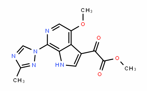 1H-Pyrrolo[2,3-c]pyriDine-3-acetic acid, 4-methoxy-7-(3-methyl-1H-1,2,4-triazol-1-yl)-α-oxo-, methyl ester