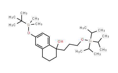 1-Naphthalenol, 6-[[(1,1-Dimethylethyl)Dimethylsilyl]oxy]-1,2,3,4-tetrahyDro-1-[3-[[tris(1-methylethyl)silyl]oxy]propyl]-