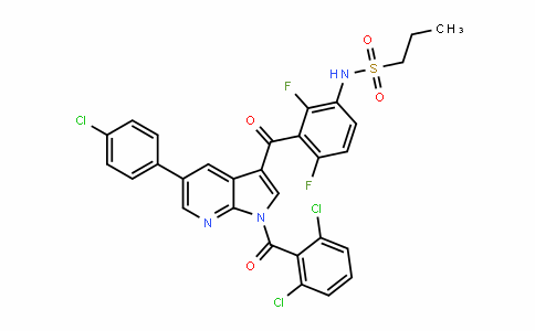 1-PropanesulfonamiDe, N-[3-[[5-(4-chlorophenyl)-1-(2,6-Dichlorobenzoyl)-1H-pyrrolo[2,3-b]pyriDin-3-yl]carbonyl]-2,4-Difluorophenyl]-
