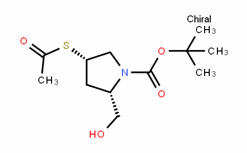 1-PyrroliDinecarboxylic acid, 4-(acetylthio)-2-(hyDroxymethyl)-, 1,1-Dimethylethyl ester, (2S,4S)-