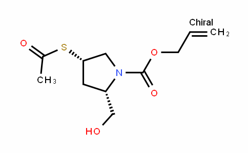 1-PyrroliDinecarboxylic acid, 4-(acetylthio)-2-(hyDroxymethyl)-, 2-propen-1-yl ester, (2S,4S)-