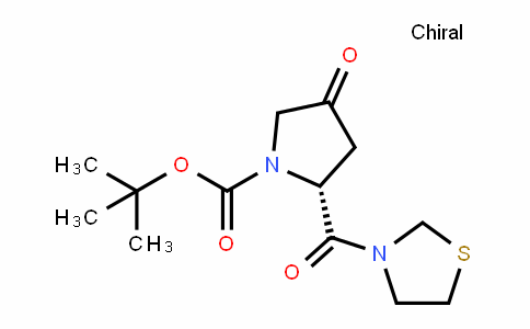 1-PyrroliDinecarboxylic acid, 4-oxo-2-(3-thiazoliDinylcarbonyl)-, 1,1-Dimethylethyl ester, (2R)-
