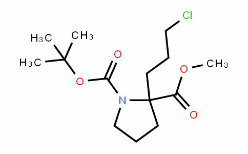 1-Tert-butyl 2-methyl 2-(3-chloropropyl)pyrroliDine-1,2-Dicarboxylate