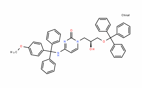 2(1H)-PyrimiDinone, 1-[(2S)-2-hyDroxy-3-(triphenylmethoxy)propyl]-4-[[(4-methoxyphenyl)Diphenylmethyl]amino]-