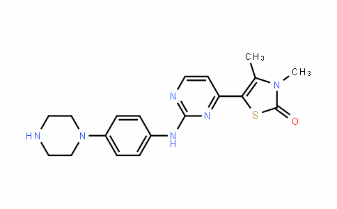 2(3H)-Thiazolone, 3,4-Dimethyl-5-[2-[[4-(1-piperazinyl)phenyl]amino]-4-pyrimiDinyl]-