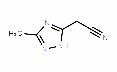 2-(3-methyl-1H-1,2,4-triazol-5-yl)acetonitrile
