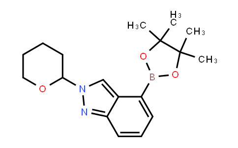 2-(tetrahyDro-2H-pyran-2-yl)-4-(4,4,5,5-tetramethyl-1,3,2-Dioxaborolan-2-yl)-2H-inDazole