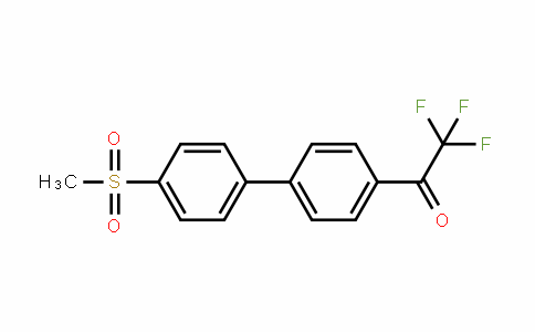 2,2,2-trifluoro-1-(4'-(methylsulfonyl)biphenyl-4-yl)ethanone