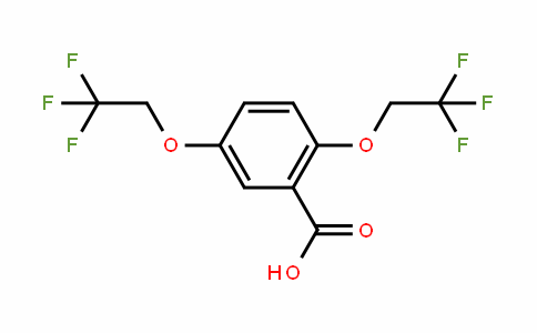 2,5-bis(2,2,2-trifluoroethoxy)benzoic acid