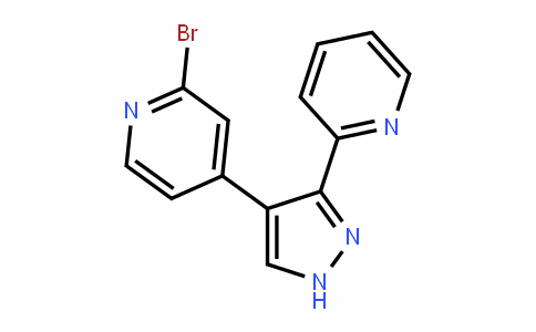2-bromo-4-(3-(pyriDin-2-yl)-1H-pyrazol-4-yl)pyriDine