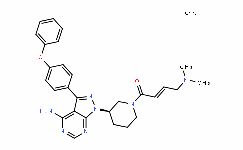2-Buten-1-one, 1-[(3R)-3-[4-amino-3-(4-phenoxyphenyl)-1H-pyrazolo[3,4-D]pyrimiDin-1-yl]-1-piperiDinyl]-4-(Dimethylamino)-, (2E)-