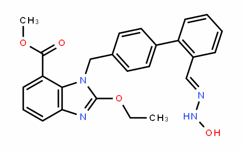 2-Ethoxy-1-[[2'-[(hyDroxyamino)iminomethyl][1,1'-biphenyl]-4-yl]methyl]-1H-benzimiDazole-7-carboxylic acid methyl ester