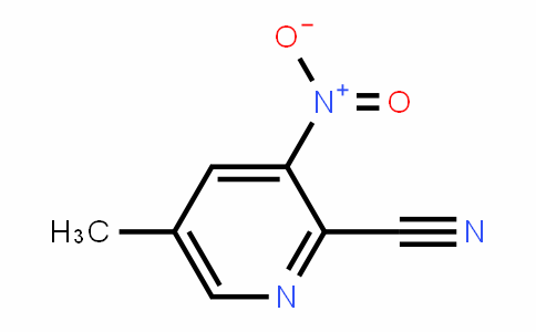 2-PyriDinecarbonitrile, 5-methyl-3-nitro-