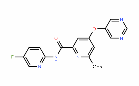 2-PyriDinecarboxamiDe, N-(5-fluoro-2-pyriDinyl)-6-methyl-4-(5-pyrimiDinyloxy)-