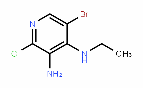 3,4-PyriDineDiamine, 5-bromo-2-chloro-N4-ethyl-