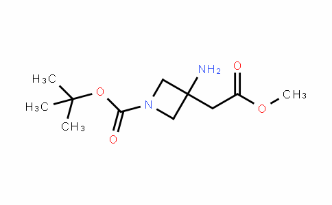 3-AzetiDineacetic acid, 3-amino-1-[(1,1-Dimethylethoxy)carbonyl]-, methyl ester