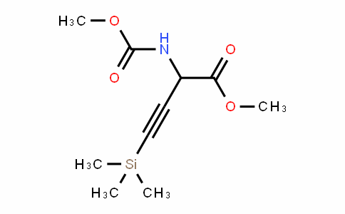 3-Butynoic acid, 2-[(methoxycarbonyl)amino]-4-(trimethylsilyl)-, methyl ester