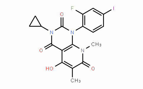 3-cyclopropyl-1-(2-fluoro-4-ioDophenyl)-5-hyDroxy-6,8-DimethylpyriDo[2,3-D]pyrimiDine-2,4,7(1H,3H,8H)-trione