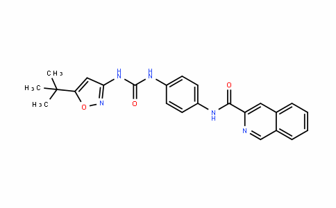3-IsoquinolinecarboxaMiDe, N-[4-[[[[5-(1,1-DiMethylethyl)-3-isoxazolyl]aMino]carbonyl]aMino]phenyl]-