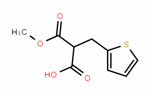 3-methoxy-3-oxo-2-(thiophen-2-ylmethyl)propanoic acid