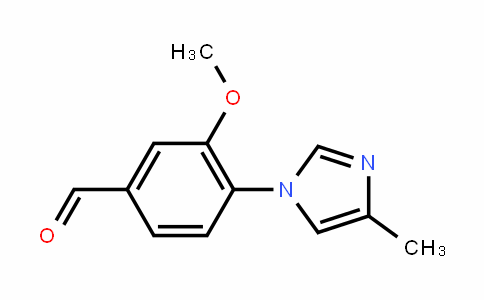 3-Methoxy-4-(4-methyl-1H-imiDazol-1-yl)benzalDehyDe