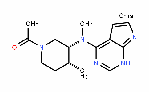 3-PiperiDinamine, 1-acetyl-N,4-Dimethyl-N-1H-pyrrolo[2,3-D]pyrimiDin-4-yl-, (3R,4R)- (9CI)
