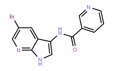 3-PyriDinecarboxamiDe, N-(5-bromo-1H-pyrrolo[2,3-b]pyriDin-3-yl)-