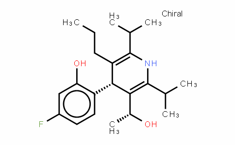 3-PyriDineMethanol, 4-(4-fluoro-2-hyDroxyphenyl)-a-Methyl-2,6-bis(1-Methylethyl)-5-propyl-, (aR,4R)- (9CI)