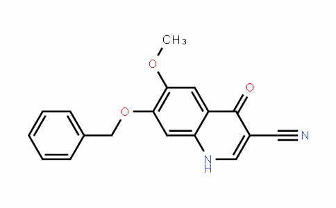 3-Quinolinecarbonitrile, 1,4-DihyDro-6-methoxy-4-oxo-7-(phenylmethoxy)-