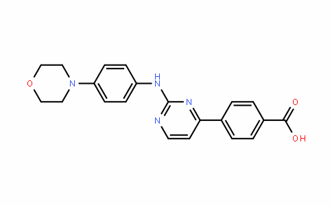 4-(2-(4-morpholinophenylamino)pyrimiDin-4-yl)benzoic acid