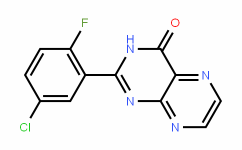 4(3H)-PteriDinone, 2-(5-chloro-2-fluorophenyl)-