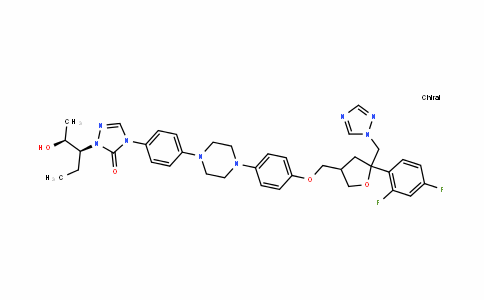 4-(4-(4-(4-((5-((1H-1,2,4-triazol-1-yl)Methyl)-5-(2,4-Difluorophenyl)tetrahyDrofuran-3-yl)Methoxy)phenyl)piperazin-1-yl)phenyl)-1-((2S,3S)-2-hyDroxypentan-3-yl)-1H-1,2,4-triazol-5(4H)-one