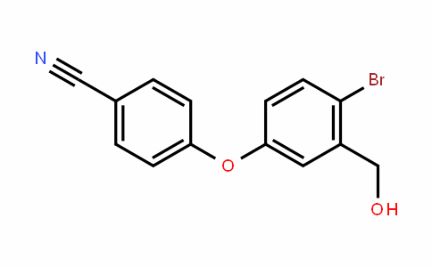 4-(4-bromo-3-(hyDroxymethyl)phenoxy)benzonitrile