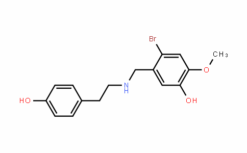 4-bromo-5-((4-hyDroxyphenethylamino)methyl)-2-methoxyphenol