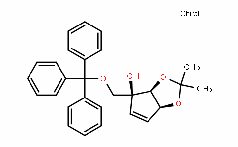 4H-Cyclopenta-1,3-Dioxol-4-ol, 3a,6a-DihyDro-2,2-Dimethyl-4-[(triphenylmethoxy)methyl]-, (3aS,4S,6aS)-