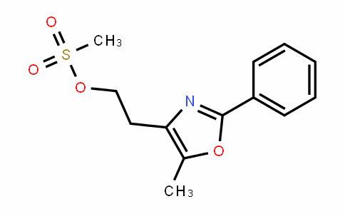 4-Oxazoleethanol, 5-methyl-2-phenyl-, 4-methanesulfonate