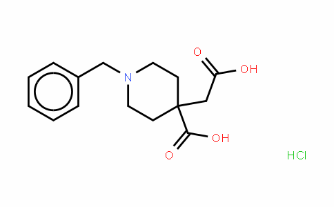 4-PiperiDineacetic acid, 4-carboxy-1-(phenylmethyl)-, (HyDrochloriDe) (1:1)