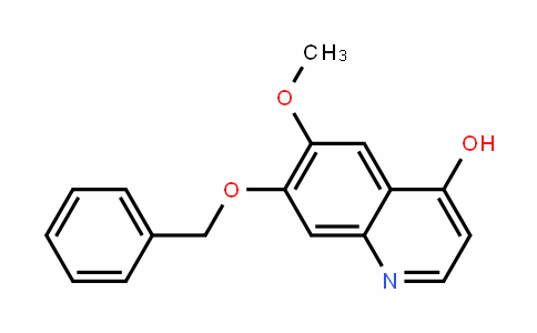 4-Quinolinol, 6-methoxy-7-(phenylmethoxy)-