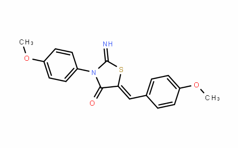 4-ThiazoliDinone, 2-iMino-3-(4-Methoxyphenyl)-5-[(4-Methoxyphenyl)Methylene]-