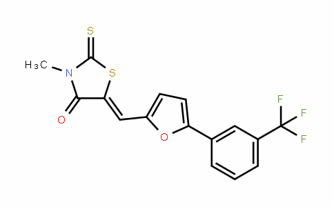 4-ThiazoliDinone, 3-Methyl-2-thioxo-5-[[5-[3-(trifluoroMethyl)phenyl]-2-furanyl]Methylene]-