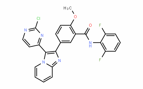 5-(3-(2-chloropyrimiDin-4-yl)imiDazo[1,2-a]pyriDin-2-yl)-N-(2,6-Difluorophenyl)-2-methoxybenzamiDe