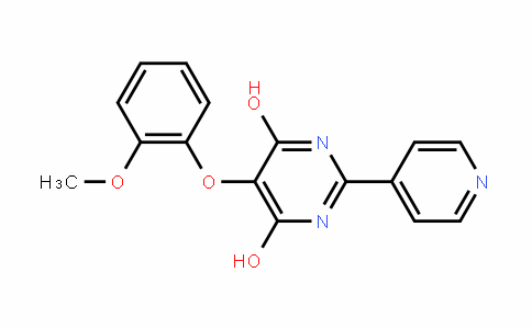 5-(o-Methoxyphenoxy)-4,6-DihyDroxy-2-(4-pyriDyl)pyrimiDine