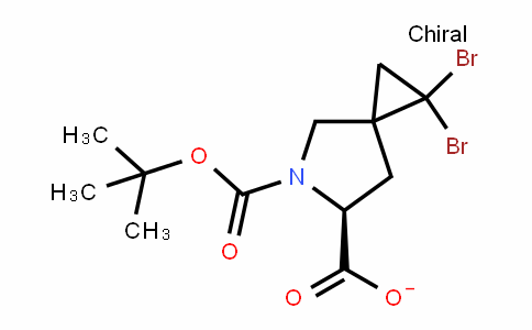 5-Azaspiro[2.4]heptane-5,6-Dicarboxylic acid, 1,1-DibroMo-, 5-(1,1-DiMethylethyl) ester, (6S)-