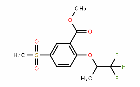 5-Methylsulfonyl-2-(2,2,2-trifluoro-1-methylethoxy)benzoic acid methyl ester