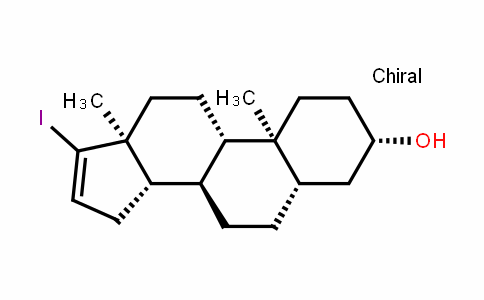 5α-AnDrost-16-en-3β-ol, 17-ioDo-