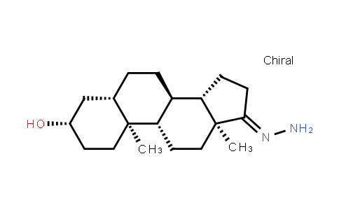5α-AnDrostan-17-one, 3β-hyDroxy-, hyDrazone