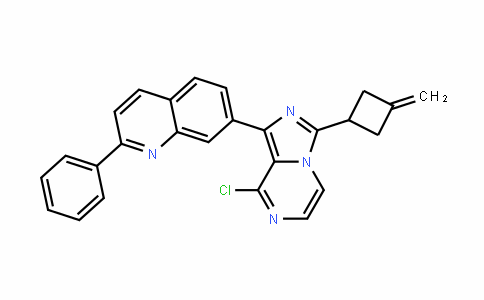 7-(8-chloro-3-(3-methylenecyclobutyl)imiDazo[1,5-a]pyrazin-1-yl)-2-phenylquinoline