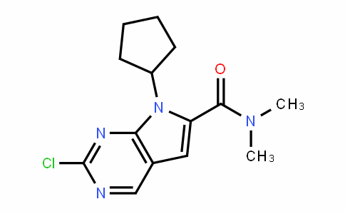 7H-Pyrrolo[2,3-D]pyriMiDine-6-carboxaMiDe, 2-chloro-7-cyclopentyl-N,N-DiMethyl-